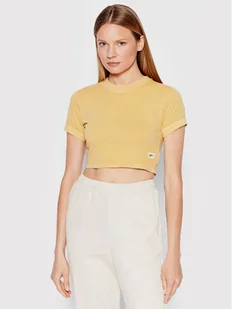 Reebok T-Shirt Natural Dye HK4969 Żółty Slim Fit - Koszulki i topy damskie - miniaturka - grafika 1