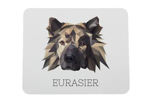 Eurasier podkładka geometryczny Art-Dog - Podkładki pod mysz - miniaturka - grafika 1