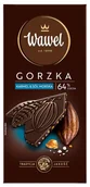 Czekolada - Czekolada Premium Gorzka 64% cocoa Karmel i sól Wawel 90g - miniaturka - grafika 1