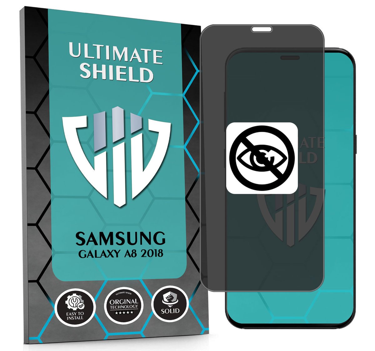 NAJLEPSZA FOLIA 5D ANTYSZPIEGOWSKA DO SAMSUNG GALAXY A8 2018 HYDROŻELOWA