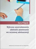 Zarządzanie - Wybrane uwarunkowania zdolności planowania we... - Sara Filipiak - książka - miniaturka - grafika 1