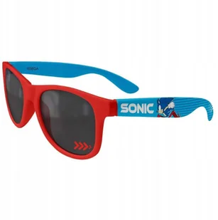 Okulary przeciwsłoneczne Sonic dla dzieci UV 400 czerwono - niebieskie - Okulary przeciwsłoneczne - miniaturka - grafika 1