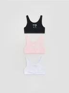 Koszulki i topy damskie - Reserved - Top Hello Kitty 3 pack - ciemnoszary - miniaturka - grafika 1