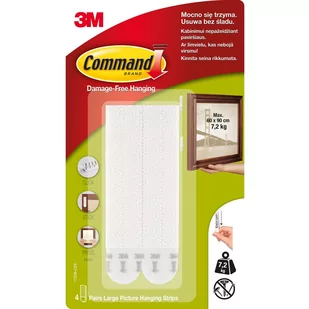 3M POLAND SP. Z O.O. COMMAND RZEPY DO WIESZANIA OBRAZÓW DUŻE - Inne mocowania - miniaturka - grafika 1