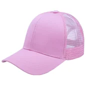 Czapki i chusty sportowe męskie - Czapka z daszkiem NA KUCYK bejsbolówka damska z siatką - miniaturka - grafika 1