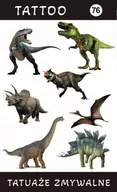 Zabawki kreatywne - Przepiękny Zestaw Tatuaży Zmywalnych Dla Dzieci Dinozaury - miniaturka - grafika 1