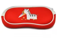 Akcesoria do okularów - Etui Futerał na okulary dla dzieci Czerwone z zebrą SC-10C - miniaturka - grafika 1