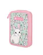 Piórniki - Piórnik Podwójny Bez Wyposażenia Astrabag Lovely Bunny, Ac2 - miniaturka - grafika 1