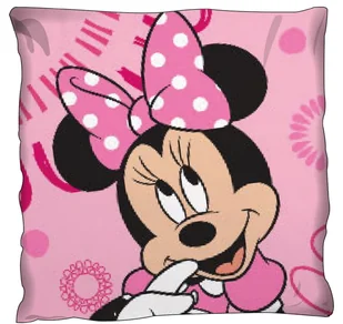 Poduszka ozdobna 40x40 velvet Myszka Minnie - Poduszki dekoracyjne - miniaturka - grafika 1