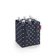 Torby i wózki na zakupy - Torba BOTTLEBAG, metallic dots blue, Reisenthel - miniaturka - grafika 1