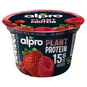 Kefiry, jogurty, maślanki - Alpro Plant Protein Produkt sojowy truskawka-czerwona porzeczka-malina 200 g - miniaturka - grafika 1