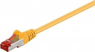 Goobay CAT 6 Kabel łączący, S/FTP PiMF, Żółty - Długość kabla 10 m