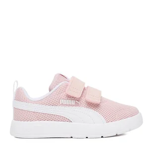 Sneakersy Puma COURTFLEX V3 MESH PS 39808503 Różowy - Buty dla dziewczynek - miniaturka - grafika 1