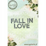 Szkolne artykuły papiernicze - STEMPEL POLIMEROWY Fall in love - Agateria - miniaturka - grafika 1