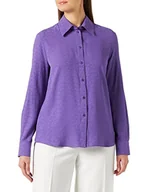 Koszule damskie - Pinko Damska koszula amortyzująca krepa po podbródek, Yb1_liliowa lawenda, 14 (L), Yb1_liliowy lawendowy, 40 - miniaturka - grafika 1