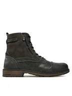 Botki męskie - Mustang Trzewiki 4157-503 BIG Szary - miniaturka - grafika 1