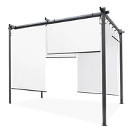 Kratki i pergole - Zadaszenie na taras SPRINT PLUS 3x3 Anthracite/White - HARDMAISTER - miniaturka - grafika 1