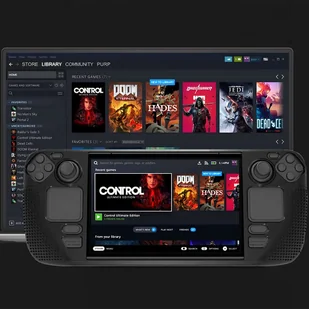 Pancerne etui ochronne silikonowe PGTECH TPU Case do konsoli do Steam Deck Czarne + Szkło - Akcesoria do Nintendo - miniaturka - grafika 18