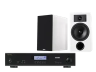 Zestawy stereo - Rotel A11 Tribute (czarny) + Tesi 3 (biały) - miniaturka - grafika 1