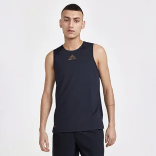 Męska koszulka bez rękawów CRAFT PRO TRAIL SINGLET M 1913153-999000 – Czarny - Koszulki męskie - miniaturka - grafika 1