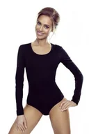 Body - Eldar Madlen czarne body damskie - miniaturka - grafika 1