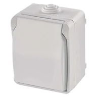 Rozgałęźniki - Gniazdo zewnętrzne FRENCH 250V/16A IP54 - miniaturka - grafika 1