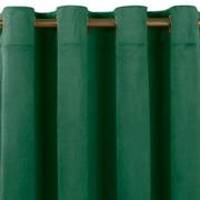 Zasłony - Zasłona VILA kolor butelkowa zieleń styl klasyczny złote przelotki metalowe złote velvet 265x175 homede - CURT/HOM/VILA/VELVET/E - miniaturka - grafika 1