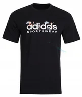 Koszulki męskie - ADIDAS WYGODNA KOSZULKA T-SHIRT BAWEŁNIANA LANDSCAPE SPORTSWEAR GRAPHIC L - miniaturka - grafika 1
