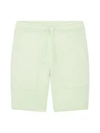 Spodenki damskie - TOM TAILOR Chłopięce dziecięce szorty dresowe z kieszeniami, 31093 - Fresh Apple Lime Green, 140 - miniaturka - grafika 1