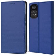 Portfele - Moozy Etui z klapką do Xiaomi Redmi Note 11 Pro 5G/4G, ciemnoniebieskie - Inteligentne etui z klapką magnetyczną Flip Folio Etui-portfel z uchwytem .. - miniaturka - grafika 1
