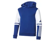 Swetry dla chłopców - adidas Bluza dziecięca z kapturem (Niebieski, 140) - miniaturka - grafika 1