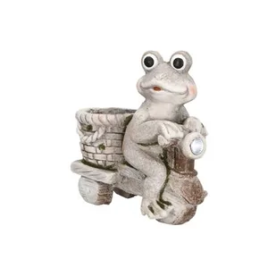 Figurka ze światłem solarnym Żaba 37,5 cm - Lampy ogrodowe - miniaturka - grafika 1