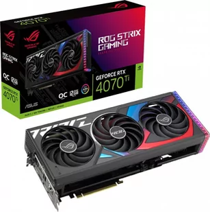 ASUS ROG Strix GeForce RTX 4070Ti 12GB GDDR6X OC Edition 90YV0II0-M0NA00 - Karty graficzne - miniaturka - grafika 2