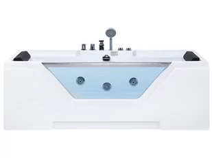 Beliani Wanna z hydromasażem GRENADA - Wanny - miniaturka - grafika 1
