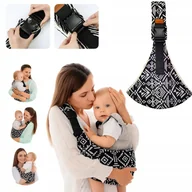 Chusty do noszenia dzieci - REGULOWANE NOSIDEŁKO DLA DZIECKA BOCZNE WYGODNA CHUSTA DO NOSZENIA DO 15 KG - miniaturka - grafika 1