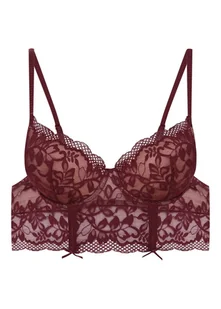 Biustonosz push-up Klara - ciemny fiolet 80D - Biustonosze - miniaturka - grafika 1