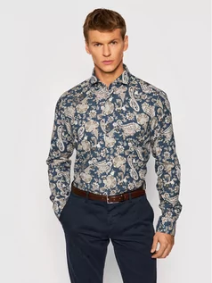 Koszule męskie - Joop! Koszula 17 Jsh-110pejos-W 30028625 Granatowy Slim Fit - grafika 1