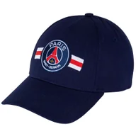 Czapki męskie - Czapka z daszkiem Paris Saint Germain bawełna granatowa - miniaturka - grafika 1