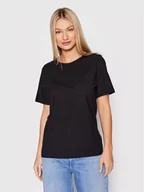 Koszulki i topy damskie - Benetton United Colors Of T-Shirt 3BVXE18A0 Czarny Relaxed Fit - miniaturka - grafika 1