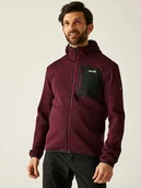 Bluzy męskie - Regatta Kurtka polarowa "Newhill" w kolorze bordowym - miniaturka - grafika 1