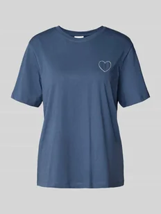 T-shirt z okrągłym dekoltem model ‘SYBIL’ - Koszulki i topy damskie - miniaturka - grafika 1