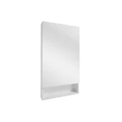 Szafki łazienkowe - Szafka wisząca lustrzana LUPO E50 1D0S DSM biała - miniaturka - grafika 1