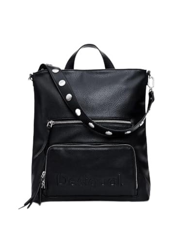 Desigual Women's Accessories PU plecak średni, czarny, jeden rozmiar