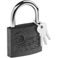 Pozostałe wyposażenie warsztatu - top tools Kłódka żeliwna 50 mm 3 klucze 90U302 90U302 - miniaturka - grafika 1