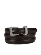 Paski - Gino Rossi Pasek Damski BLYL24003-2 SVL Brązowy - miniaturka - grafika 1