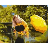 Malowanie po numerach - Malowanie po numerach - Ciepłe jesienne dni40x50cm - miniaturka - grafika 1