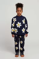 Swetry dla dziewczynek - Bobo Choses sweter wełniany dziecięcy kolor granatowy - miniaturka - grafika 1