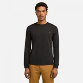 Koszulki męskie - t-shirt uomo timberland tb0a2bq3 ls dnstn rv crew x651 total black - miniaturka - grafika 1