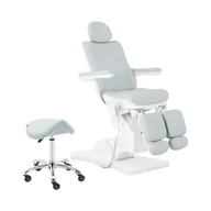 Fotele kosmetyczne - physa Fotel do pedicure i krzesło siodłowe pistacjowe - Fotele kosmetyczne - miniaturka - grafika 1