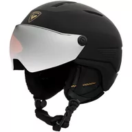 Kaski narciarskie - Kask narciarski Rossignol FIT VISOR IMPACTS W BLACK - miniaturka - grafika 1